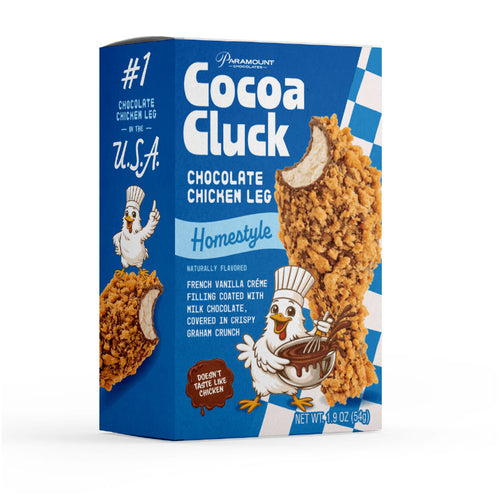 Coming Soon: Cocoa Cluck Chocolate Chicken Leg - Homestyle