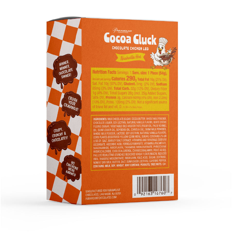 Coming Soon: Cocoa Cluck Chocolate Chicken Leg - Nashville Hot
