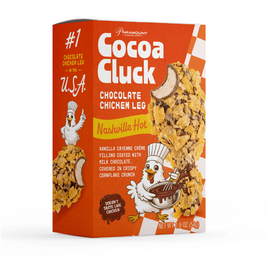 Coming Soon: Cocoa Cluck Chocolate Chicken Leg - Nashville Hot